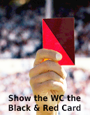 black red card