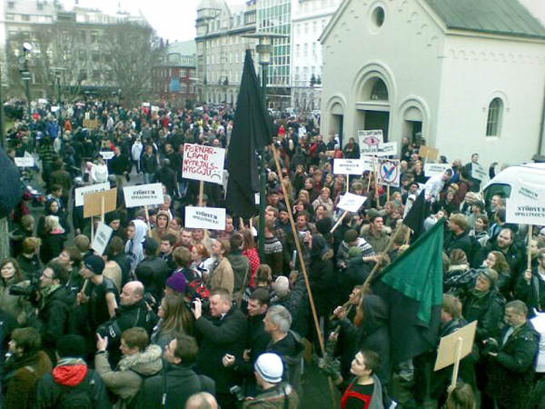 Islandijos protestai 2008 gruodis