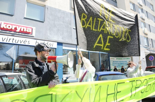 Protestai pries AE Baltarusija 2