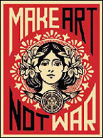 make art not war