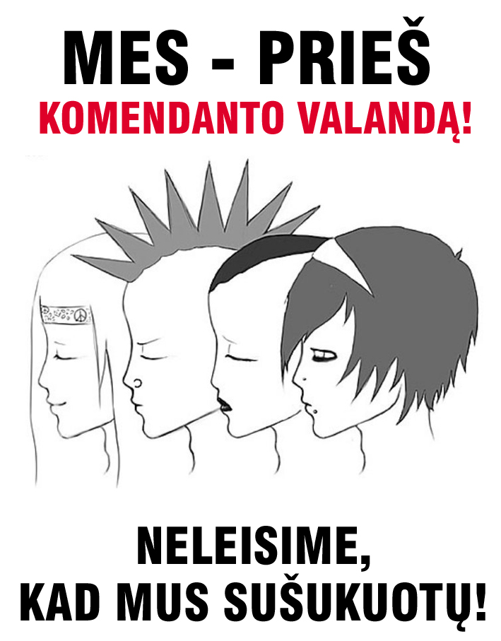 komendanto valanda neleisime