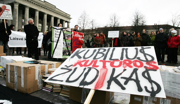 Kubilius kulturos zudikas